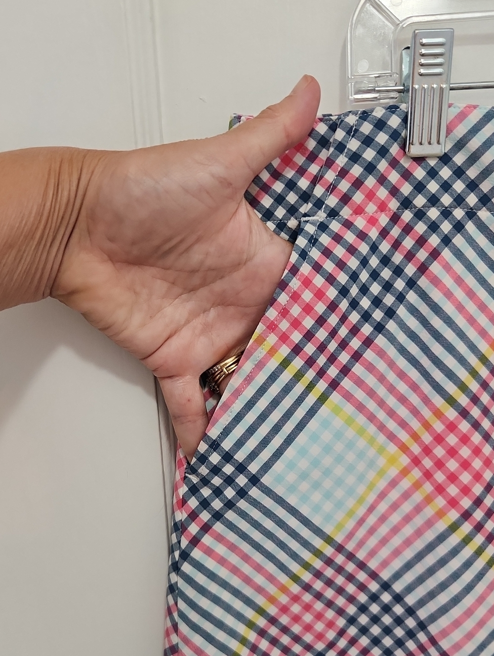 Lady Hagen Plaid Check Golf Skort Size 14 - Picture 6 of 11